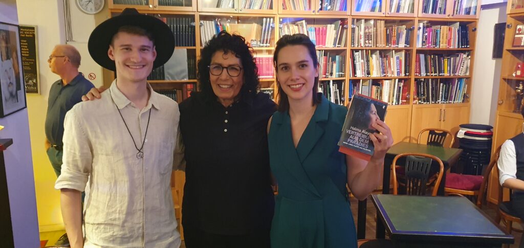 Marc Wilke, Dr. med. Halima Alaiyan und Allison Wonder (l-r, Foto: Volker Neef)