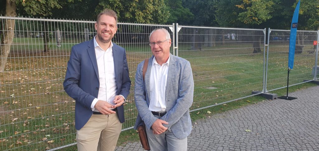 Danny Freymark, MdA (l.) und Andreas Gröschl 

(Foto: Volker Neef)