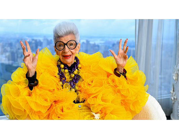 Die New Yorker Stil-Ikone Iris Apfel ist mit ihrer Persönlichkeit das Sinnbild eines "forever young". (Copyright: ZDF/Noam Galai)