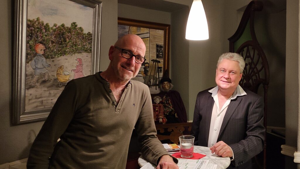 Markus Weiß und Günter Rüdiger (Foto: Promotion Zimmertheater Steglitz)