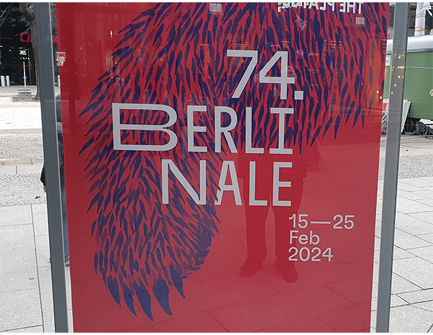 Berlinale-Plakat am Potsdamer Platz (Volker Neef)