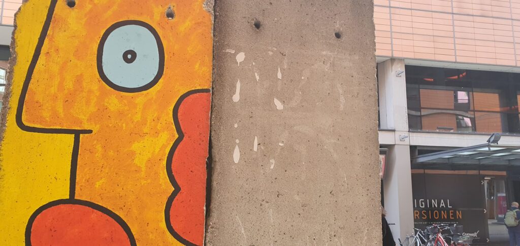 Mauerteile der Berliner Mauer, Potsdamer Platz (Foto: Adam Neef)